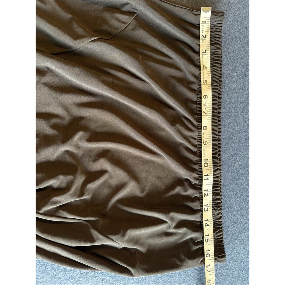 ND New Directions Elastic Waist Maxi Skirt Pockets Black Size 1X - Picture 6 of 7
